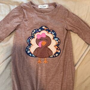 Baby Girl Thanksgiving Turkey Jump Suit outfit